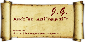 Juhász Gyöngyvér névjegykártya